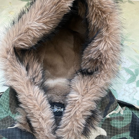 Stussy Military Bomber Far Zip Up Jacket - Picture 3 of 11